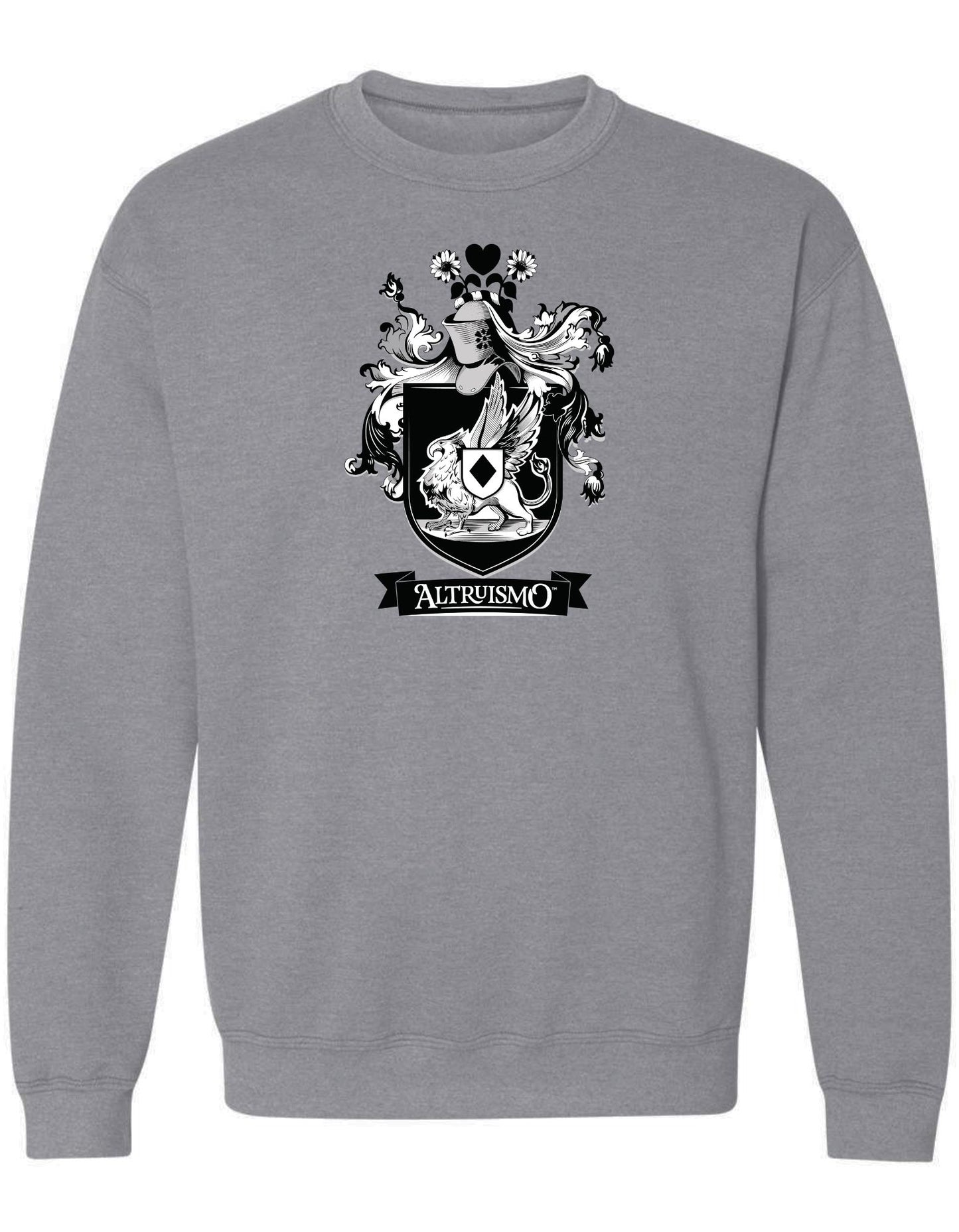 Unisex Heavy Blend Crewneck Sweatshirt with Full Color House Image