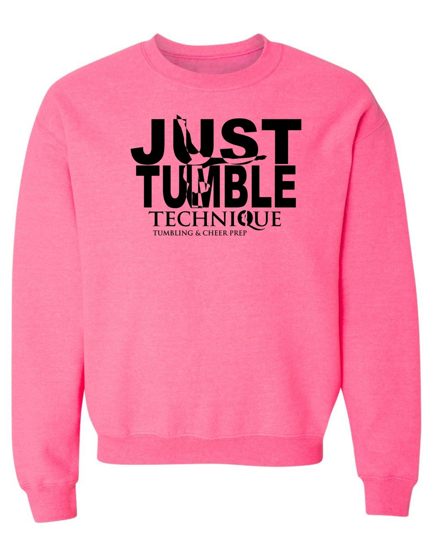 Technique "Just Tumble" Print on Heavy Blend Unisex Crewneck Sweatshirt