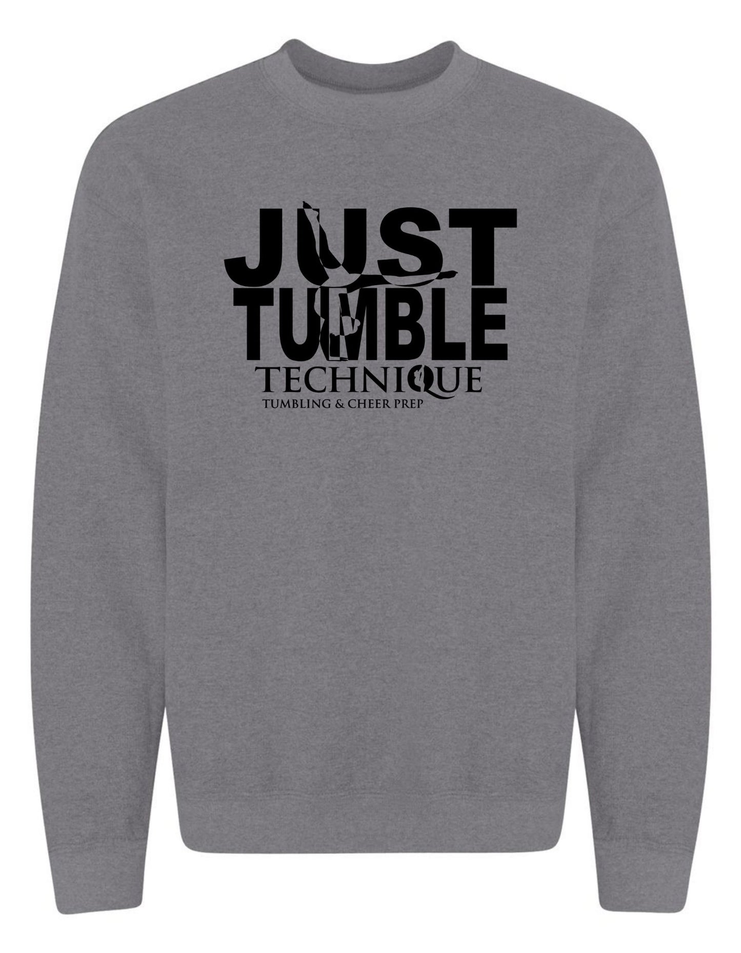 Technique "Just Tumble" Print on Heavy Blend Unisex Crewneck Sweatshirt