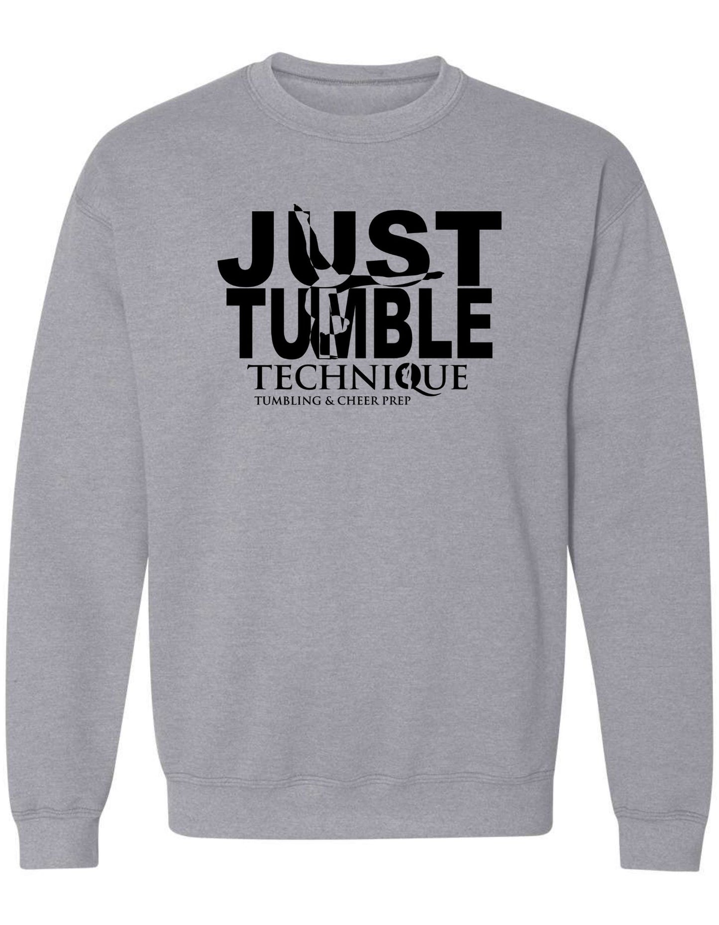 Technique "Just Tumble" Print on Heavy Blend Unisex Crewneck Sweatshirt