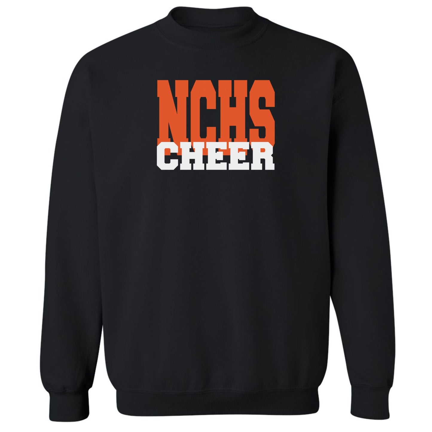 NCHS Cheer Print on Heavy Blend Unisex Crewneck Sweatshirt