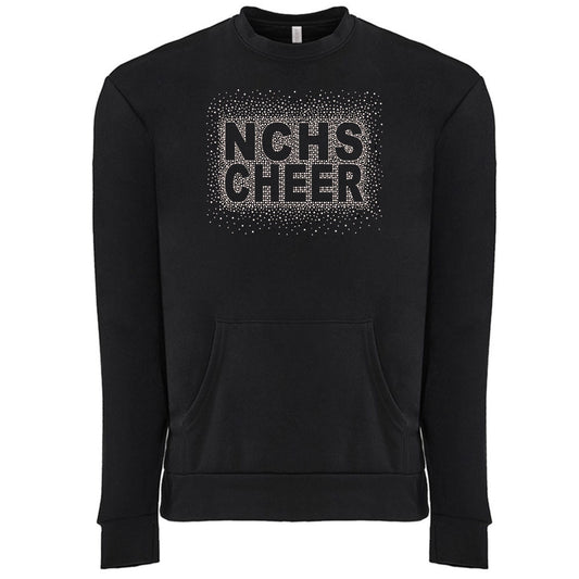 NCHS Bling Santa Cruz Unisex POCKET Crewneck Sweatshirt