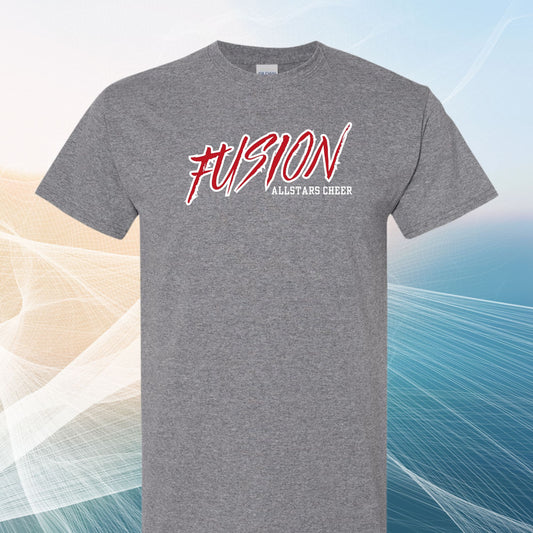 Fusion Graffiti Print on Heavy Blend Unisex T-Shirt