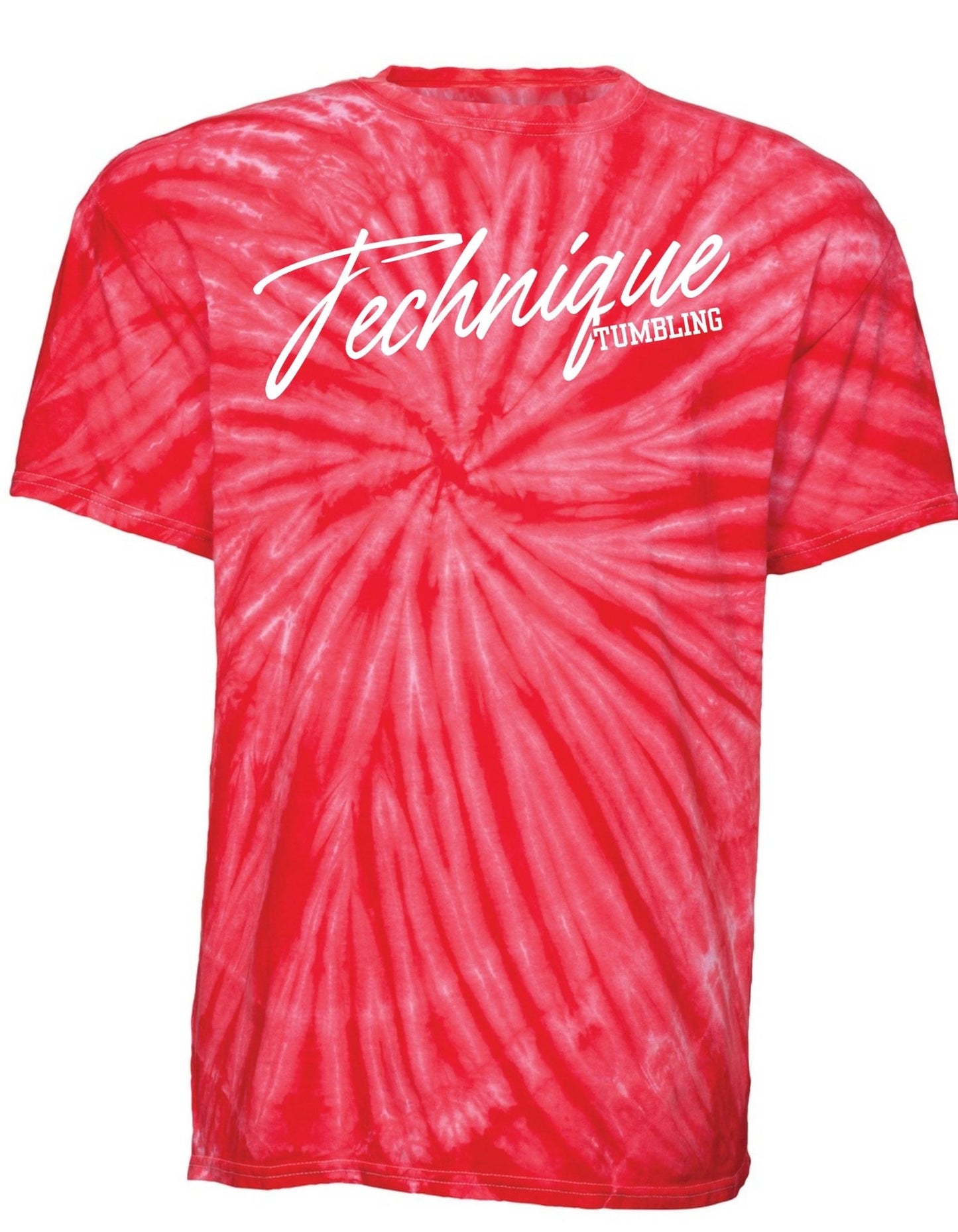 Technique Puff Print on Tie Dye Unisex Tee