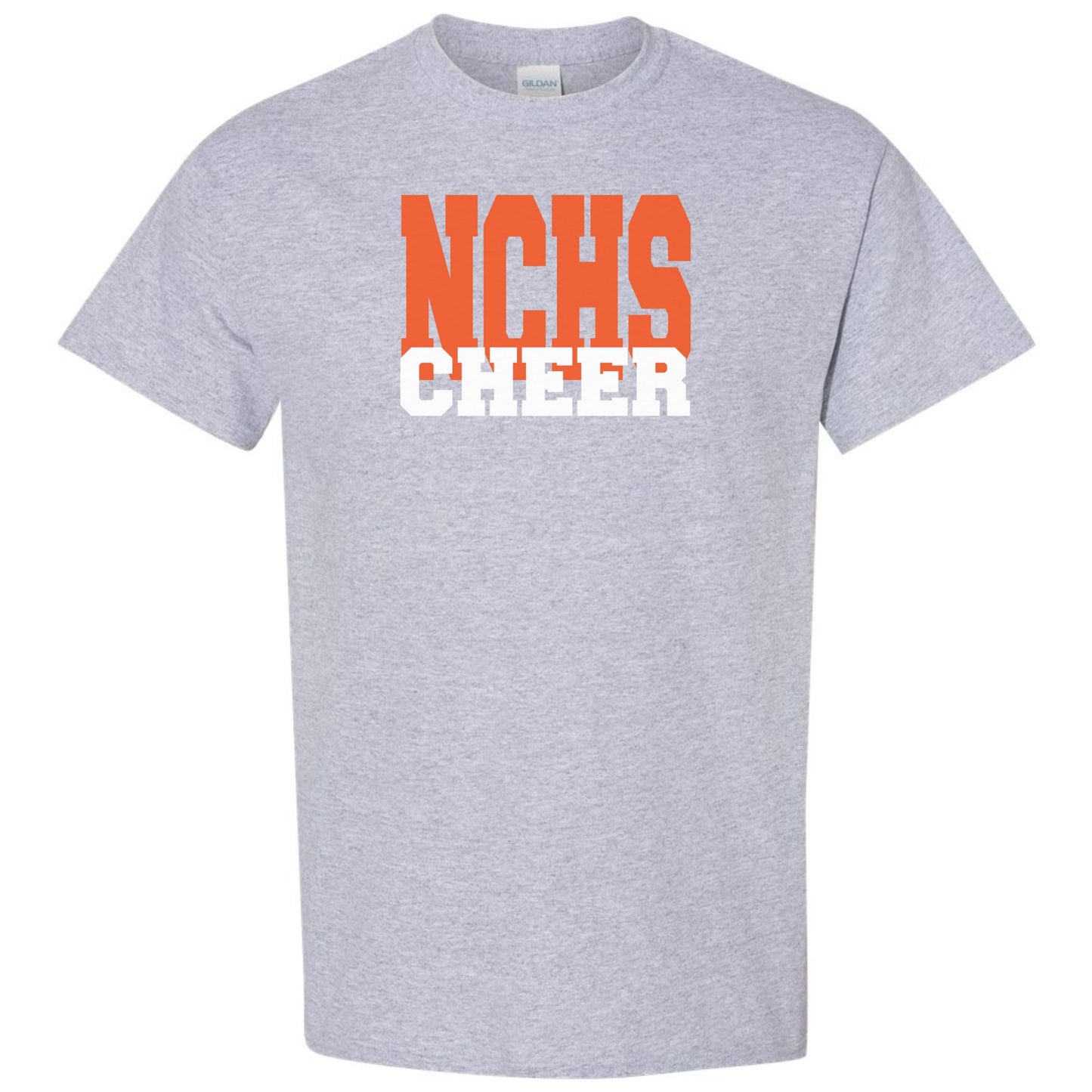 NCHS Cheer Print on Gildan DryBlend (50/50) Unisex T-Shirt