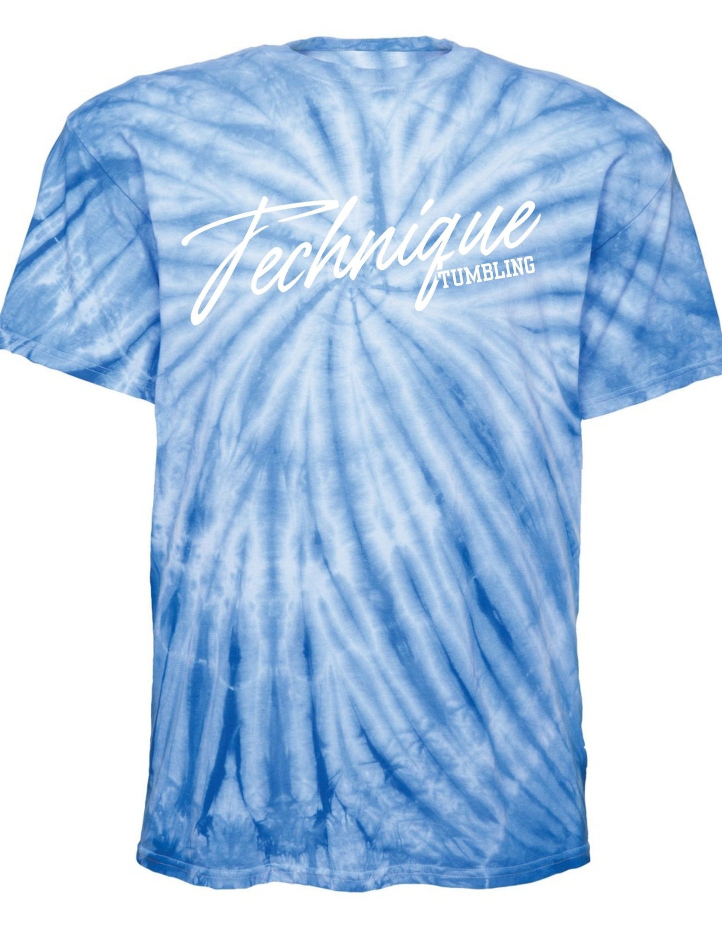 Technique Puff Print on Tie Dye Unisex Tee