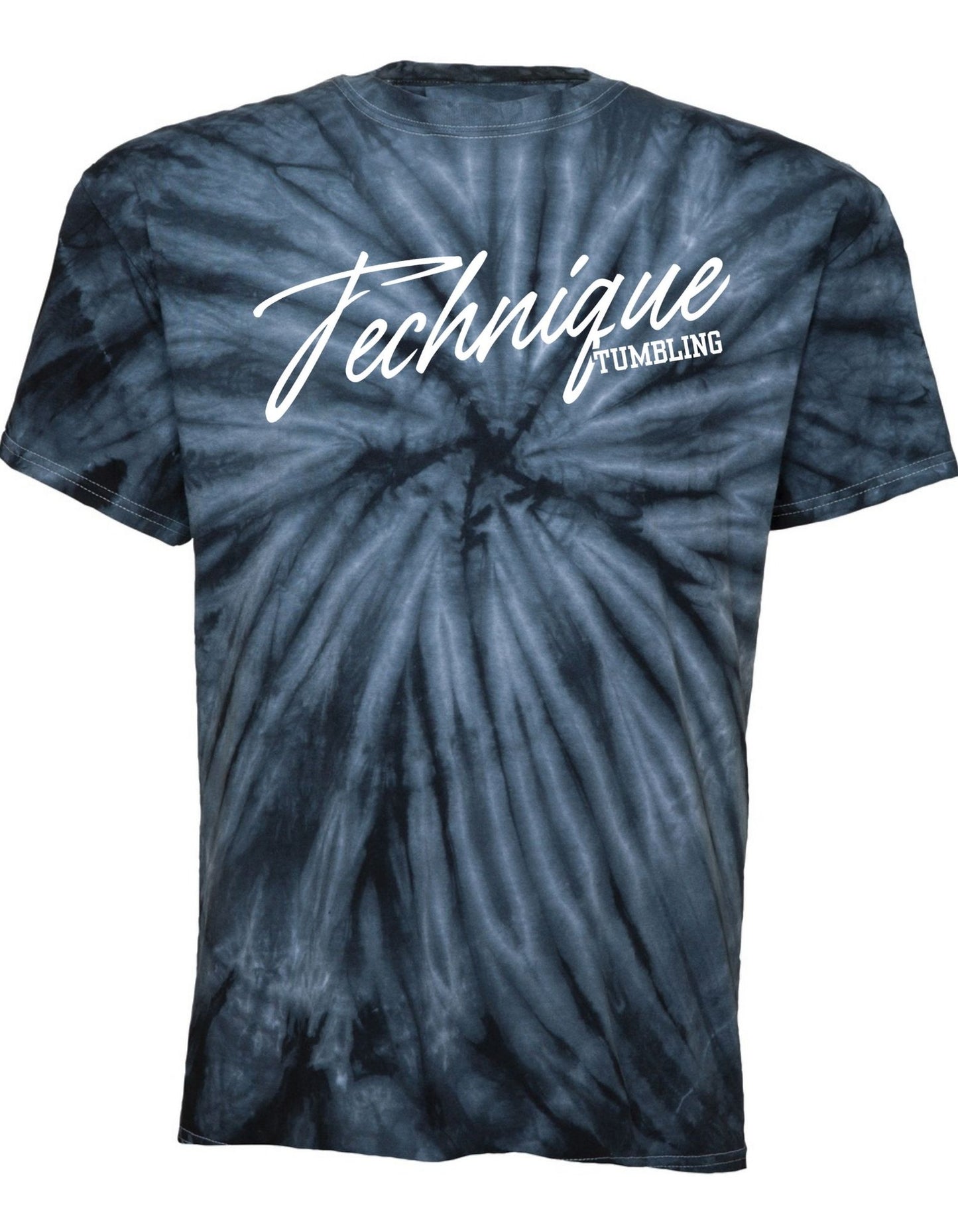 Technique Puff Print on Tie Dye Unisex Tee