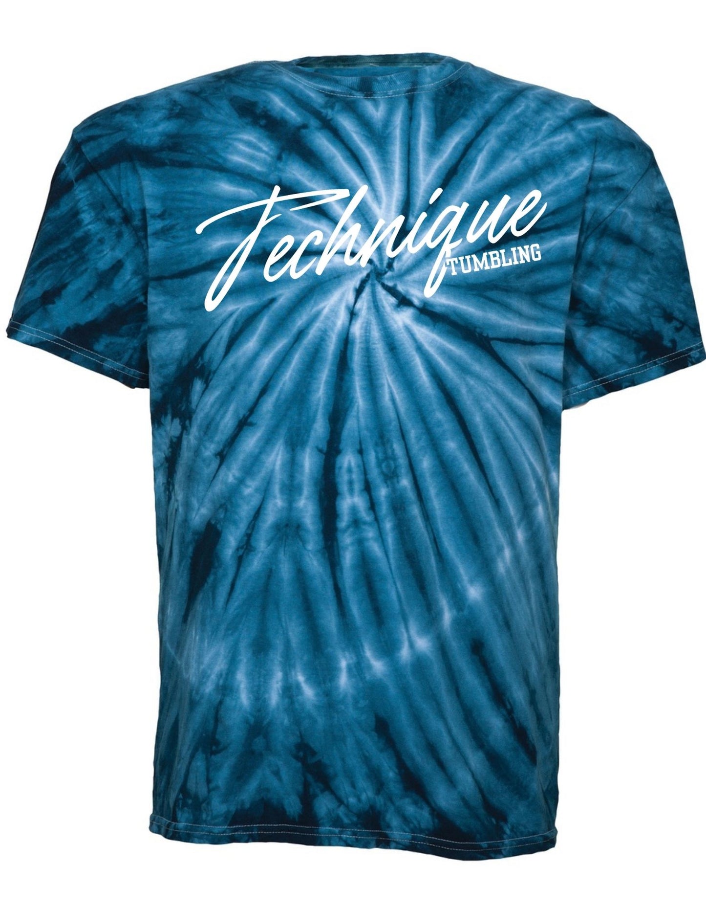 Technique Puff Print on Tie Dye Unisex Tee