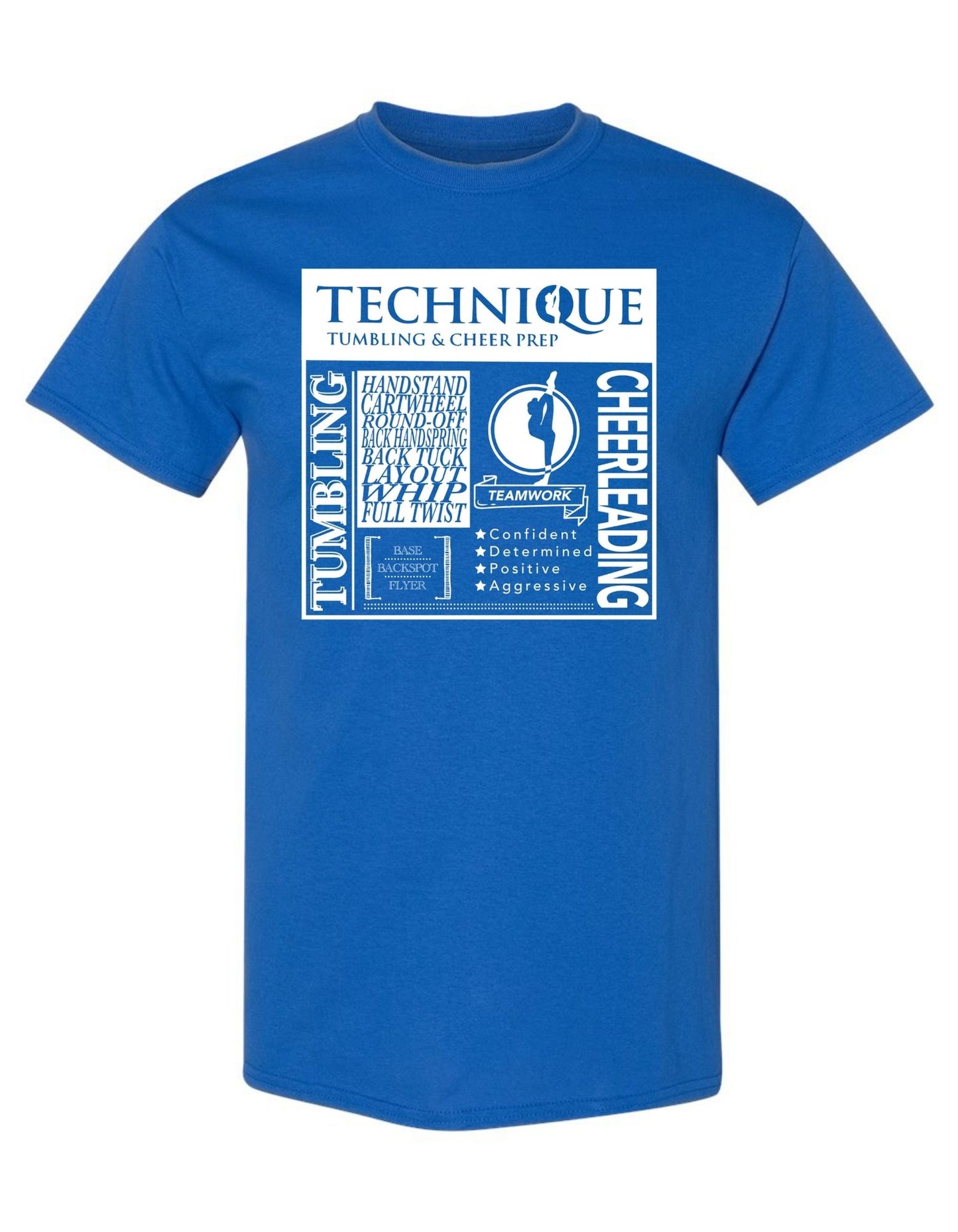 "Technique Words" Print on Heavy Blend Unisex T-Shirt