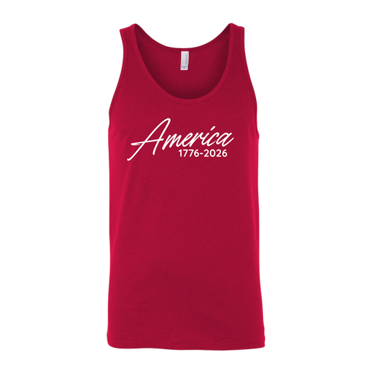Unisex Jersey Tank Top America 1776-2026
