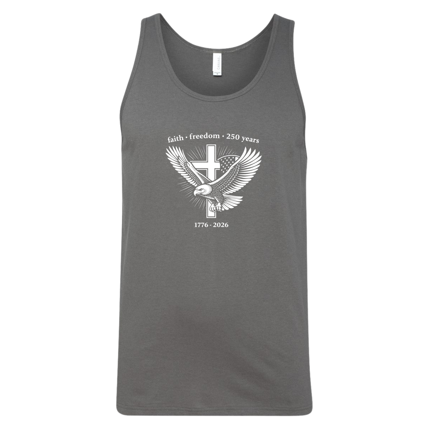 Unisex Jersey Tank Top Faith & Freedom