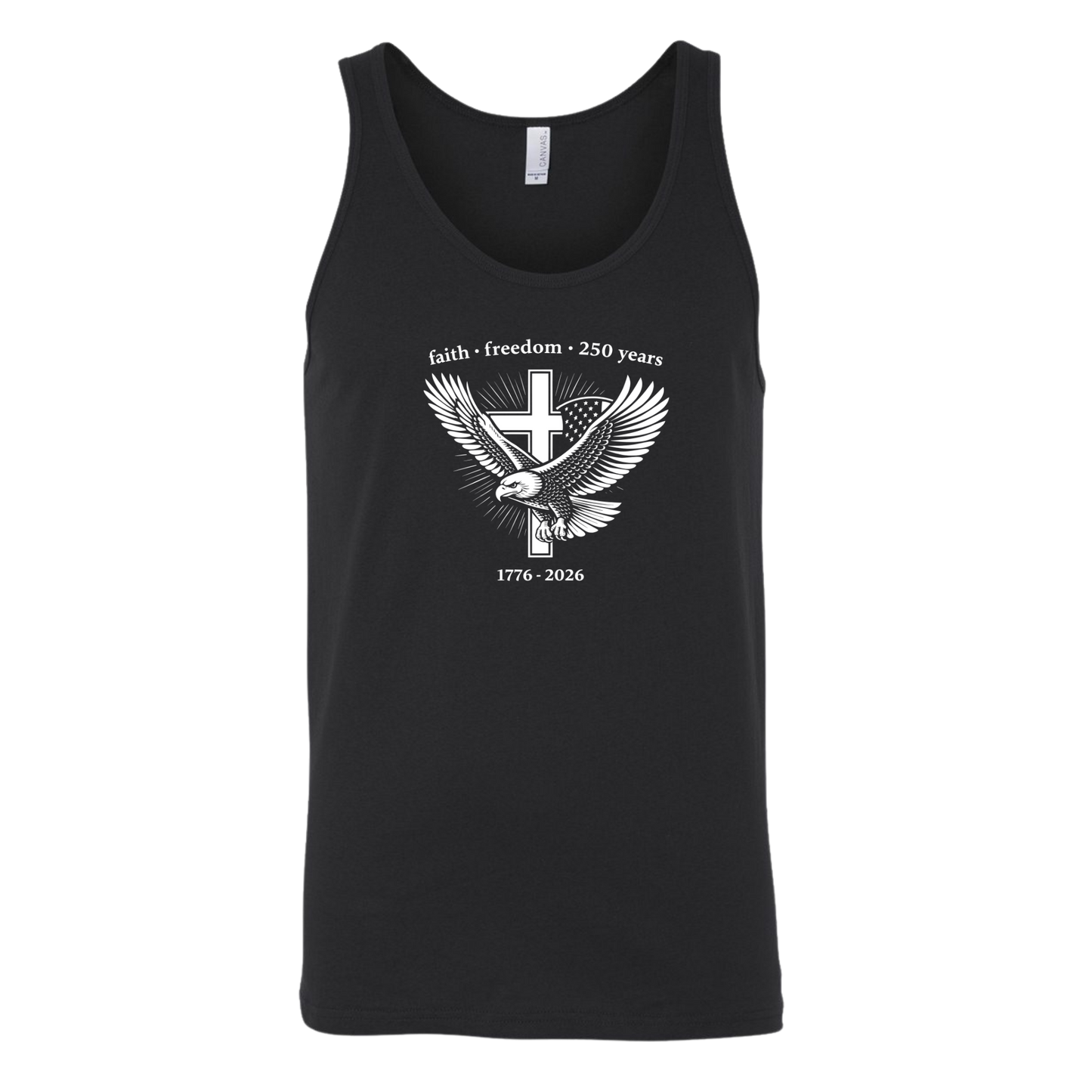Unisex Jersey Tank Top Faith & Freedom