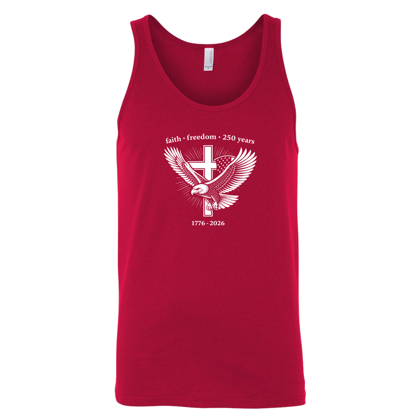 Unisex Jersey Tank Top Faith & Freedom