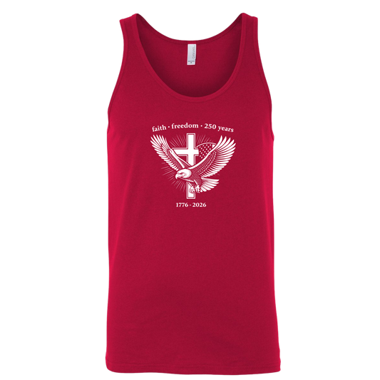 Unisex Jersey Tank Top Faith & Freedom