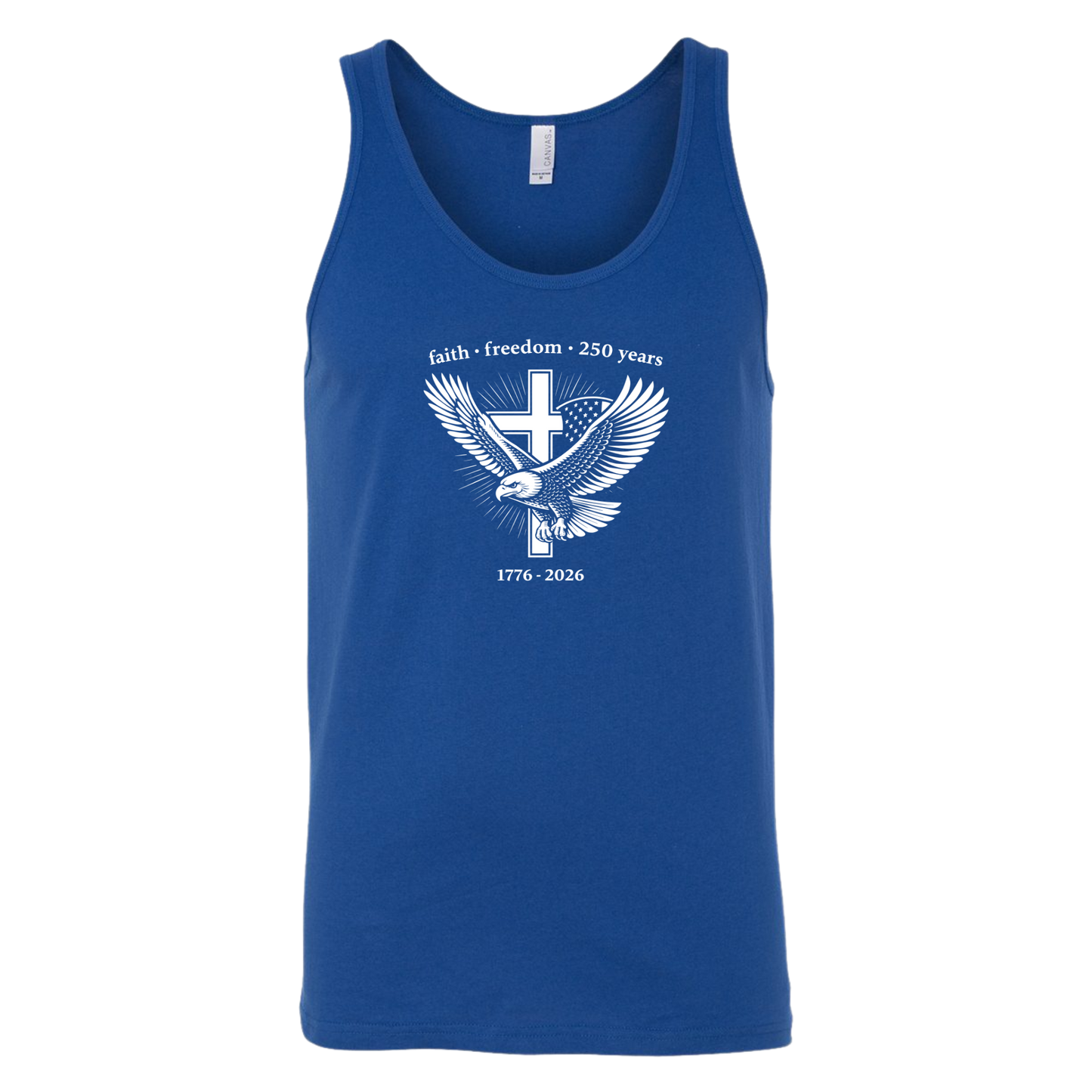 Unisex Jersey Tank Top Faith & Freedom