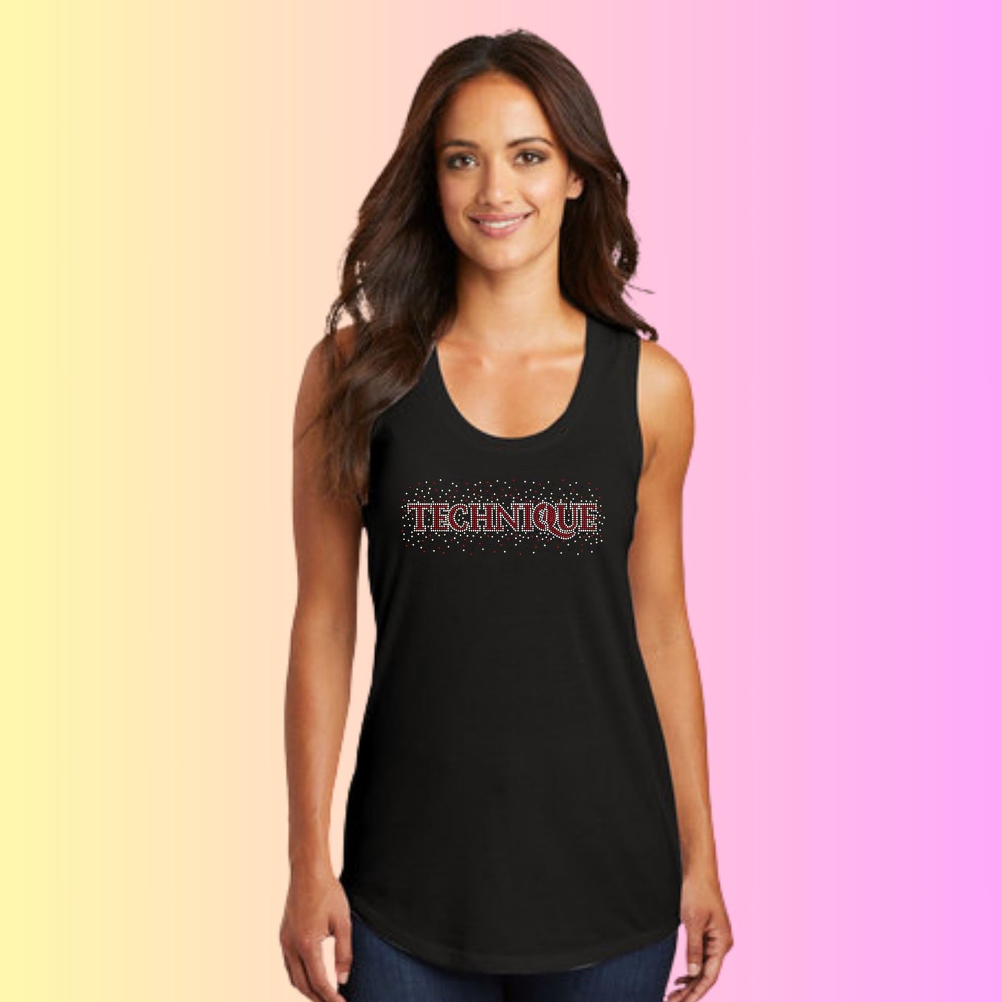 Women's Technique Logo Bling Tank