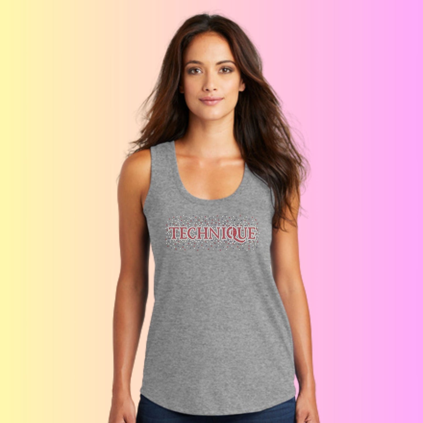 Women's Technique Logo Bling Tank