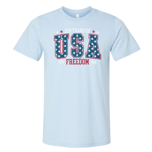 USA 250 Years of Freedom Unisex Tee