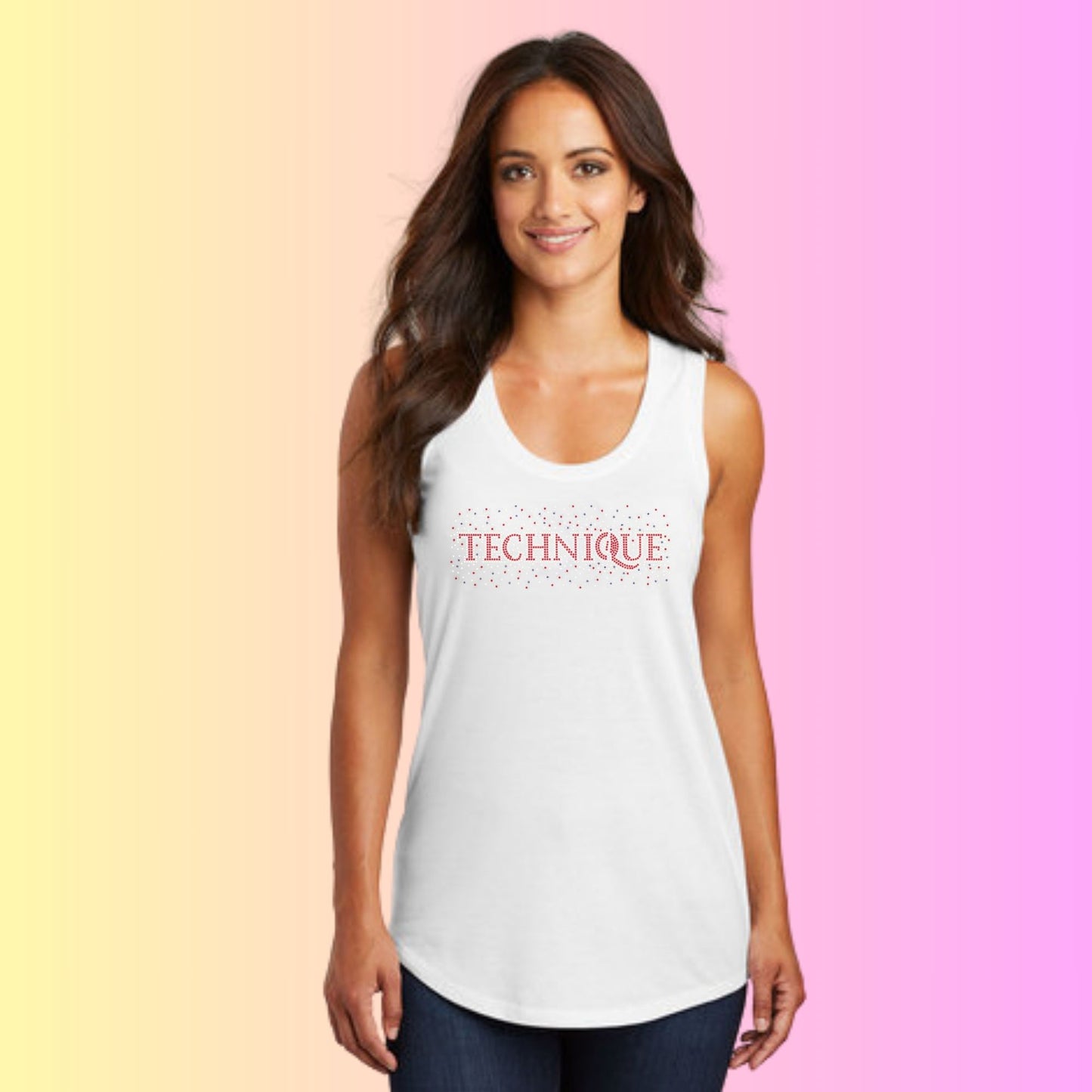 Women's Technique Logo Bling Tank